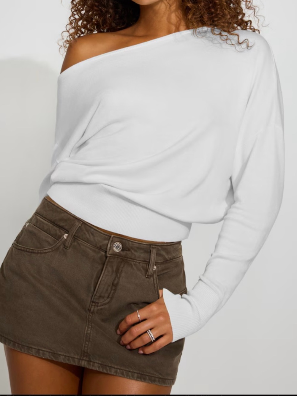 Rae Asymmetic Fine Sweater